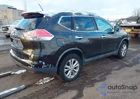 2016 Nissan Rogue Sv z USA, uszkodzony, nr VIN KNMAT2MVXGP683758